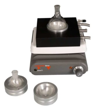 Heated And Cooled Block To Fit Round-bottom Flask Inserts For 25-100ml Flasks