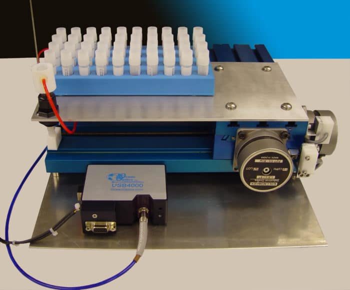 Miniature X-, Y- Robot For Flow-cell Uv Spectroscopy