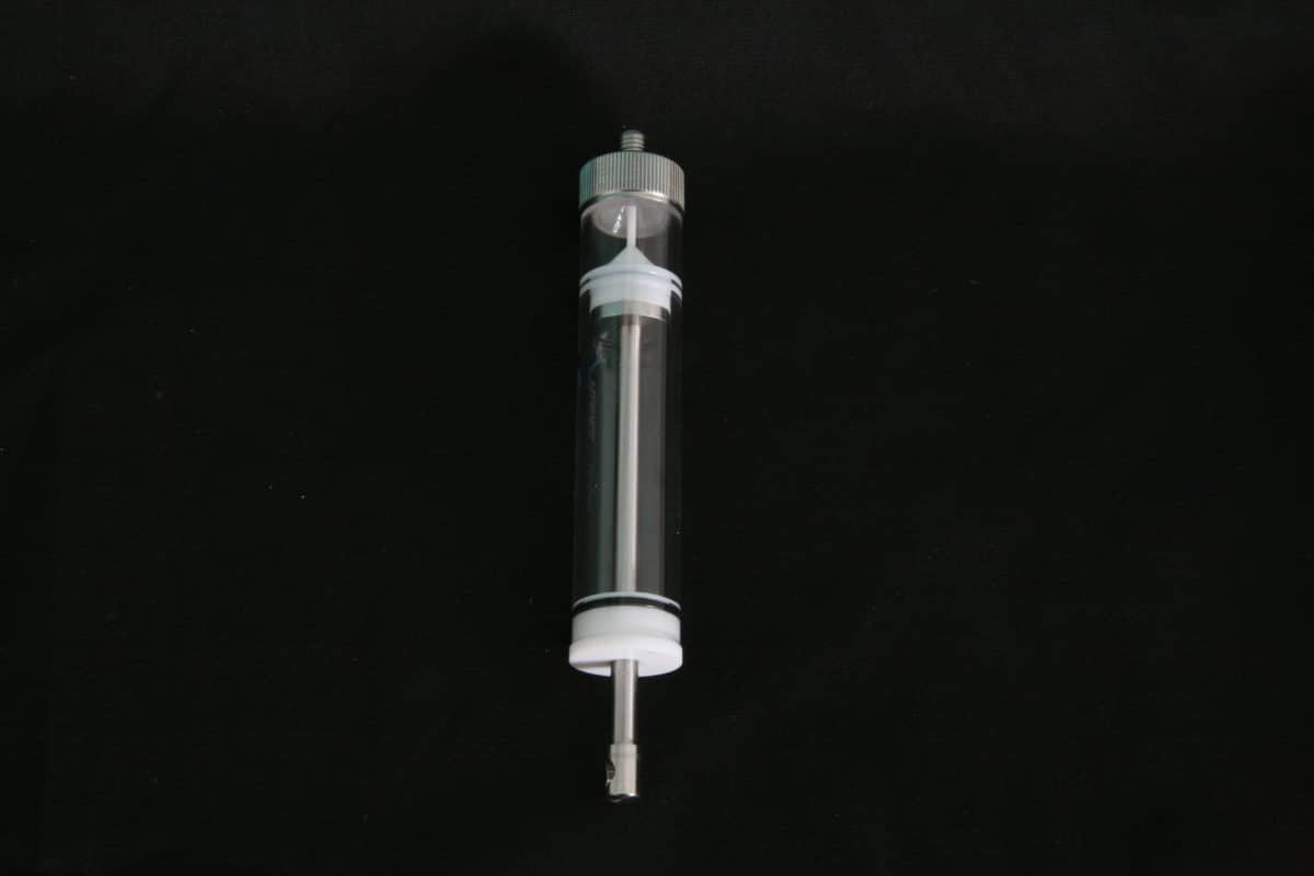 Glass syringes with Teflon plunger JKEM