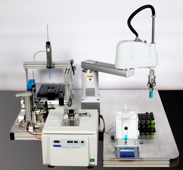 Oil Extraction and Residue Analysis Station